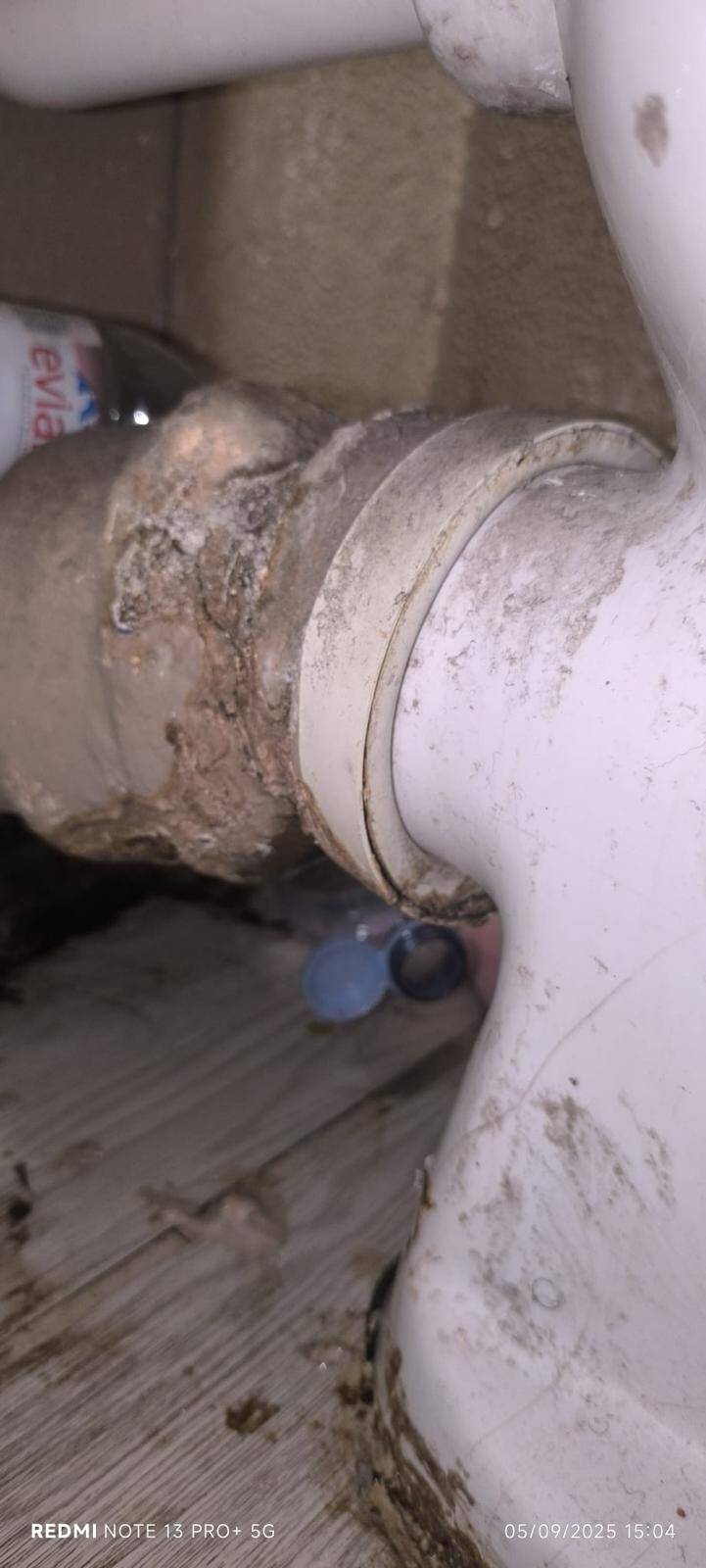 fuite eau ecoulement wc